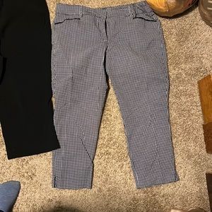 Pattern Capri dress pants